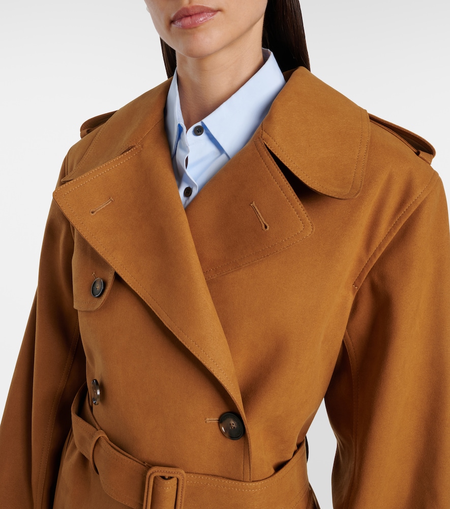 Double-Breasted Belted Coat