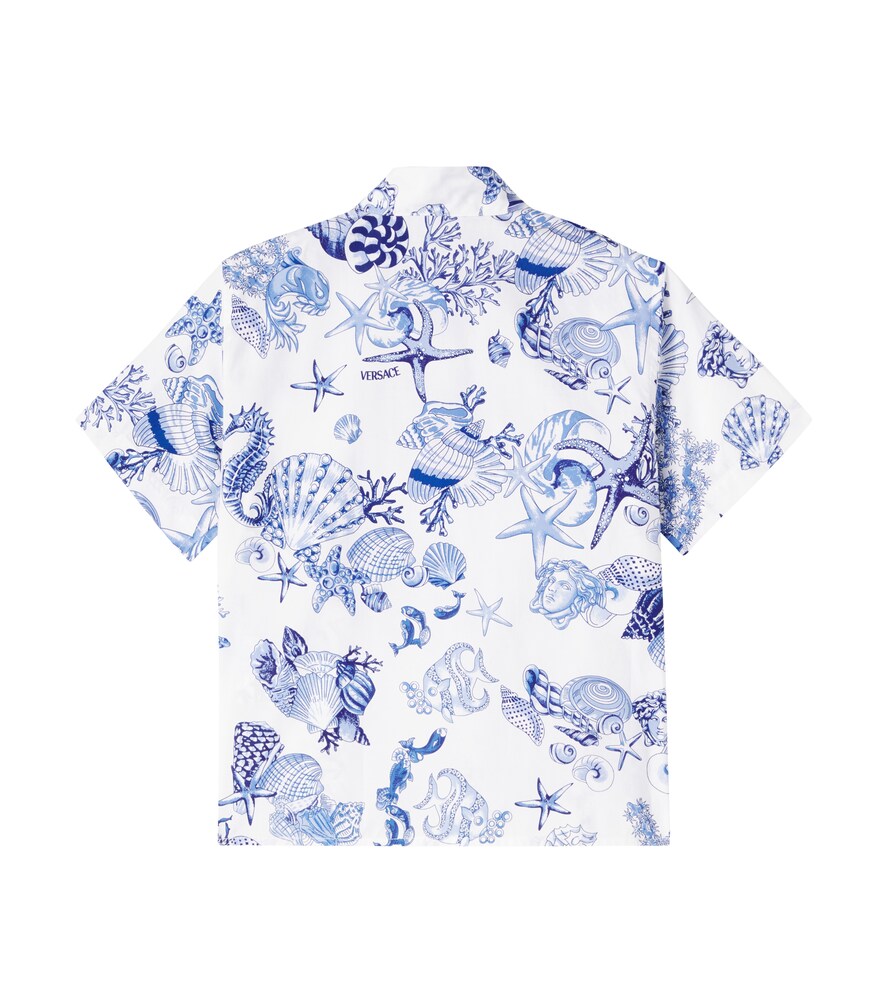  Versace Kids Versace Kids Hemd Coral Theatre Aus Baumwollpopeline 