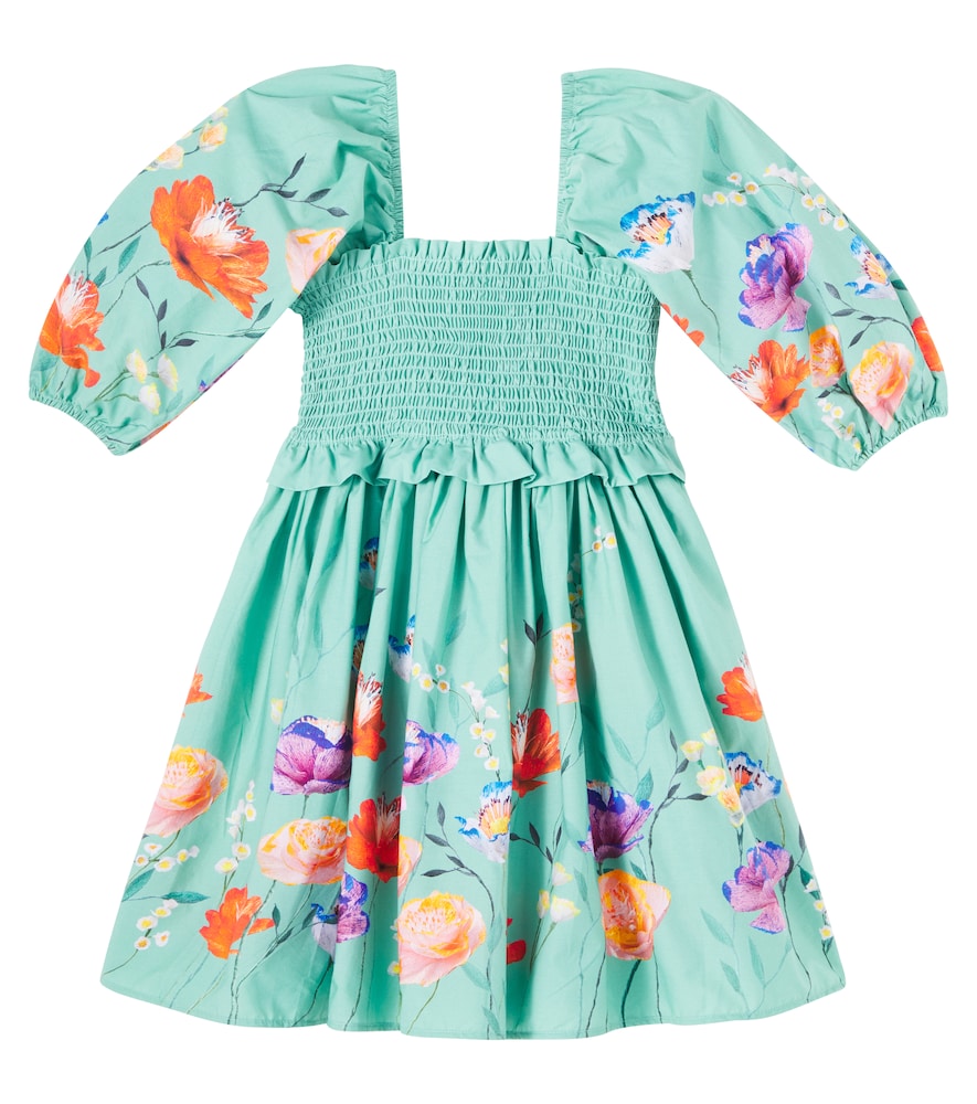 Molo Chipie Floral Cotton Poplin Dress
