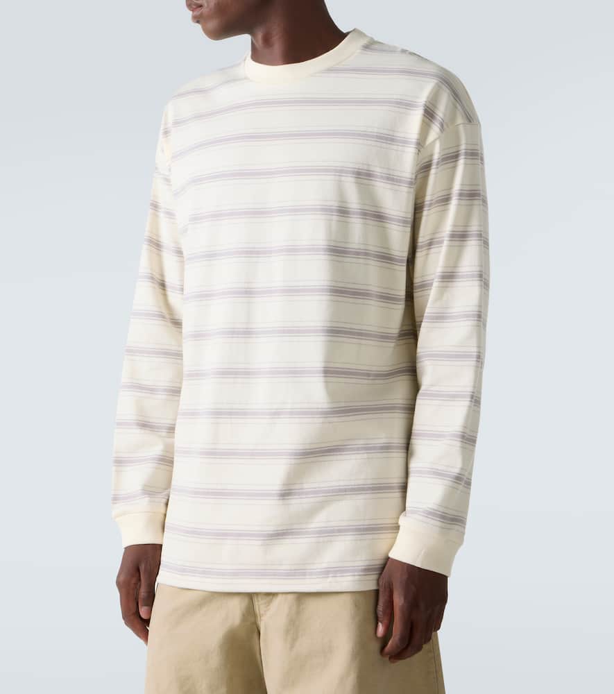Comme Des Garçons Homme Deux Comme Des Garçons Homme Striped Cotton Jersey T-shirt In White