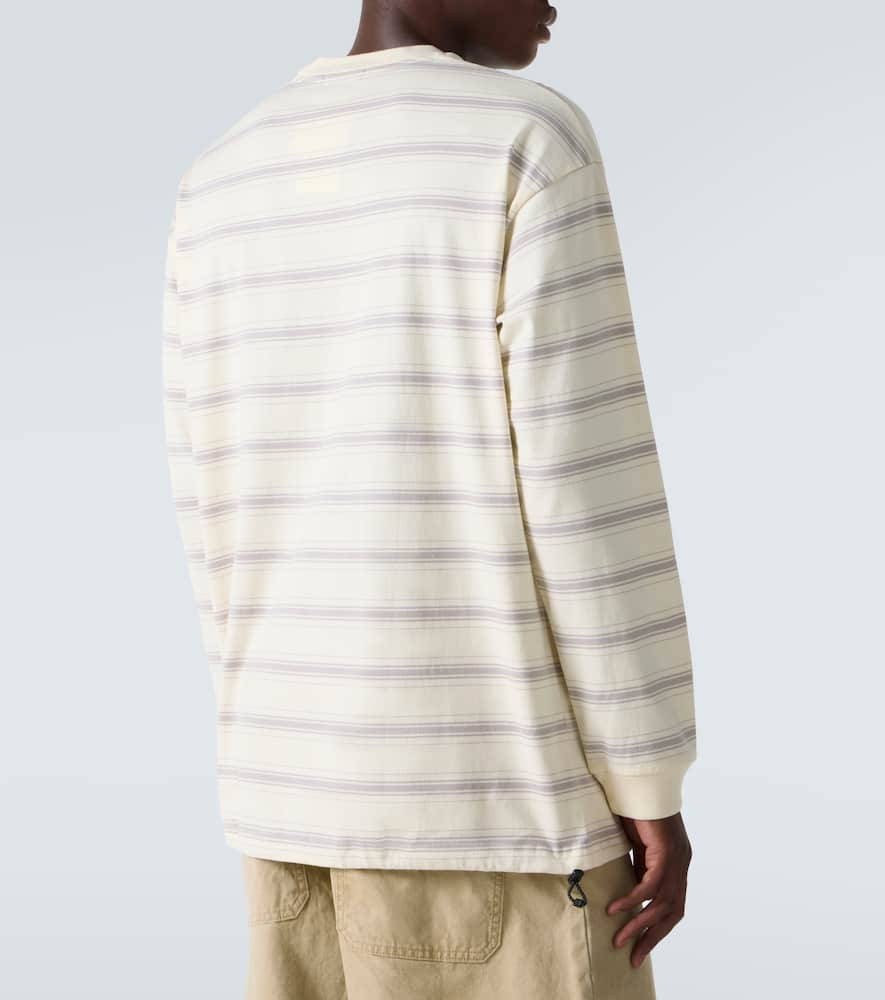 Comme Des Garçons Homme Deux Comme Des Garçons Homme Striped Cotton Jersey T-shirt In White