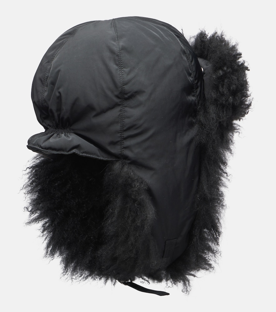  Yves Salomon Yves Salomon Mütze Mit Shearling 
