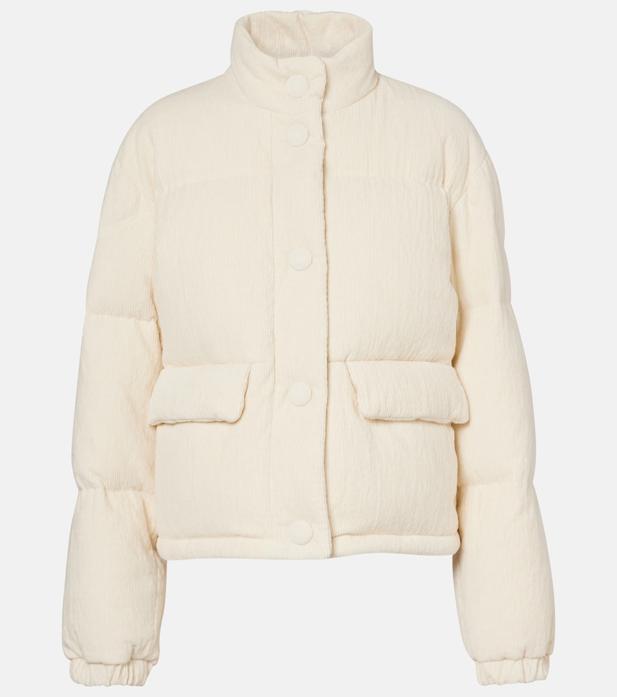 Moncler Aliminia cotton corduroy down jacket