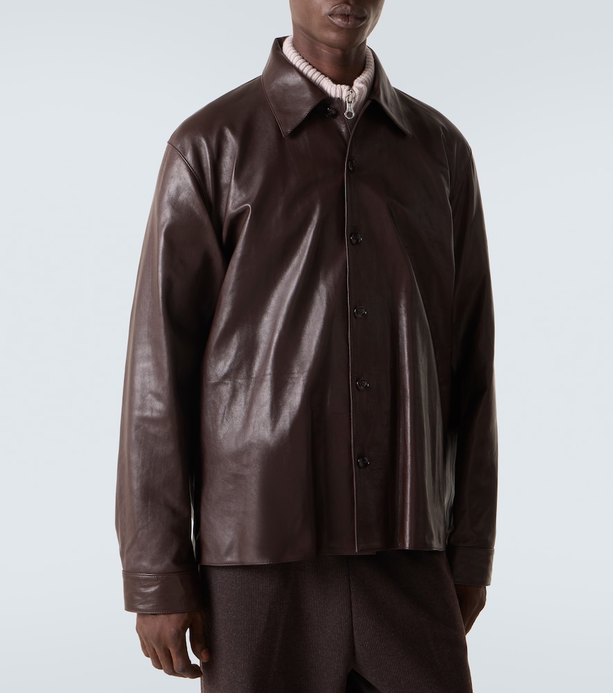  Our Legacy Our Legacy Welding Leather Overshirt 