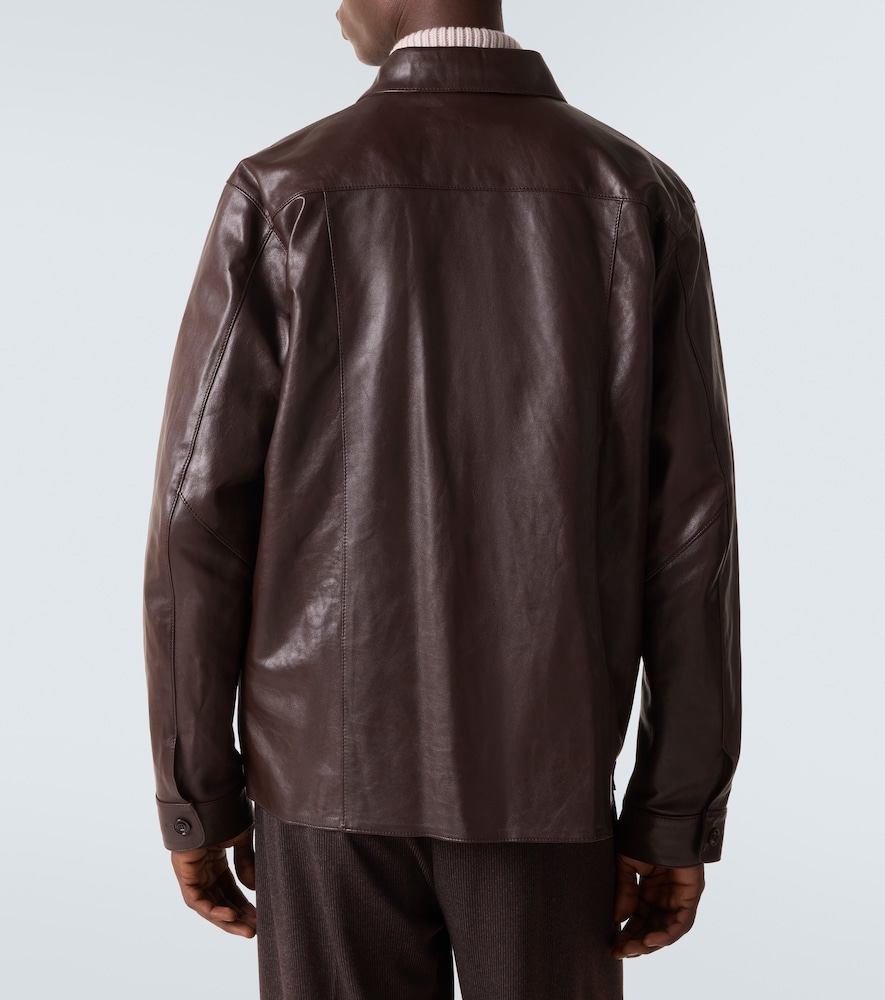 Welding Leather Overshirt