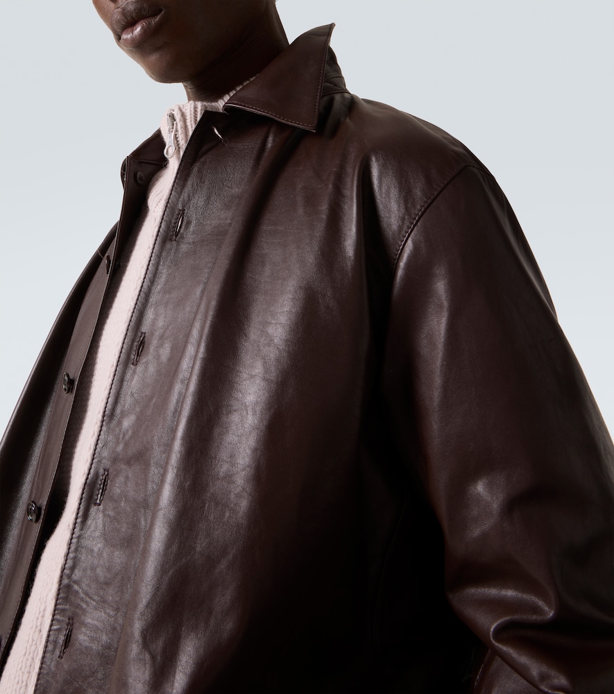 Welding Leather Overshirt