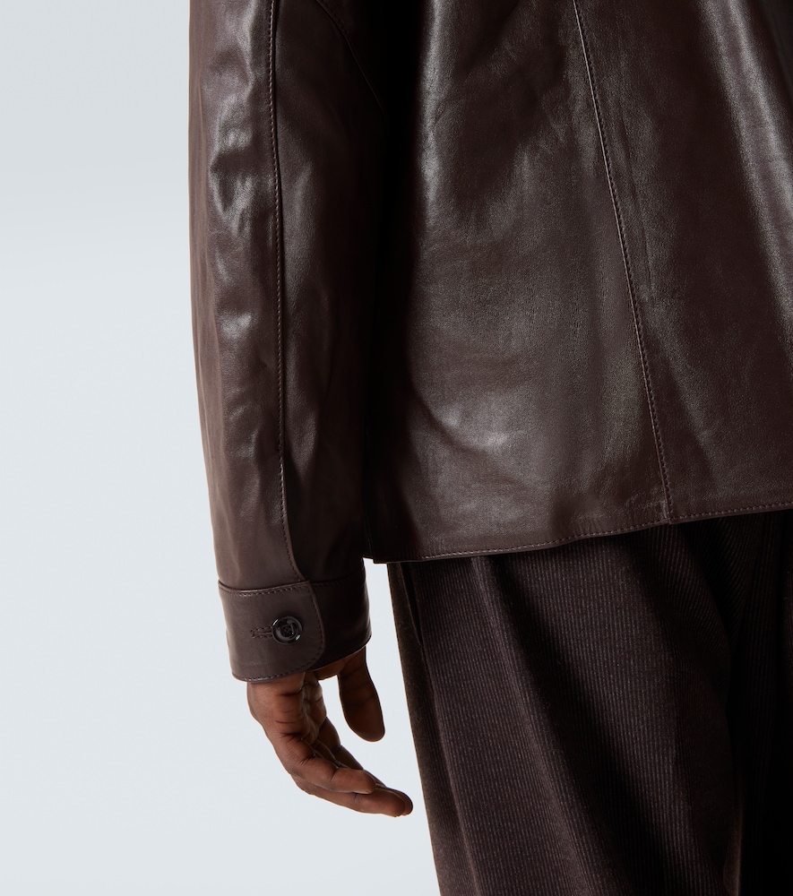  Our Legacy Our Legacy Welding Leather Overshirt 