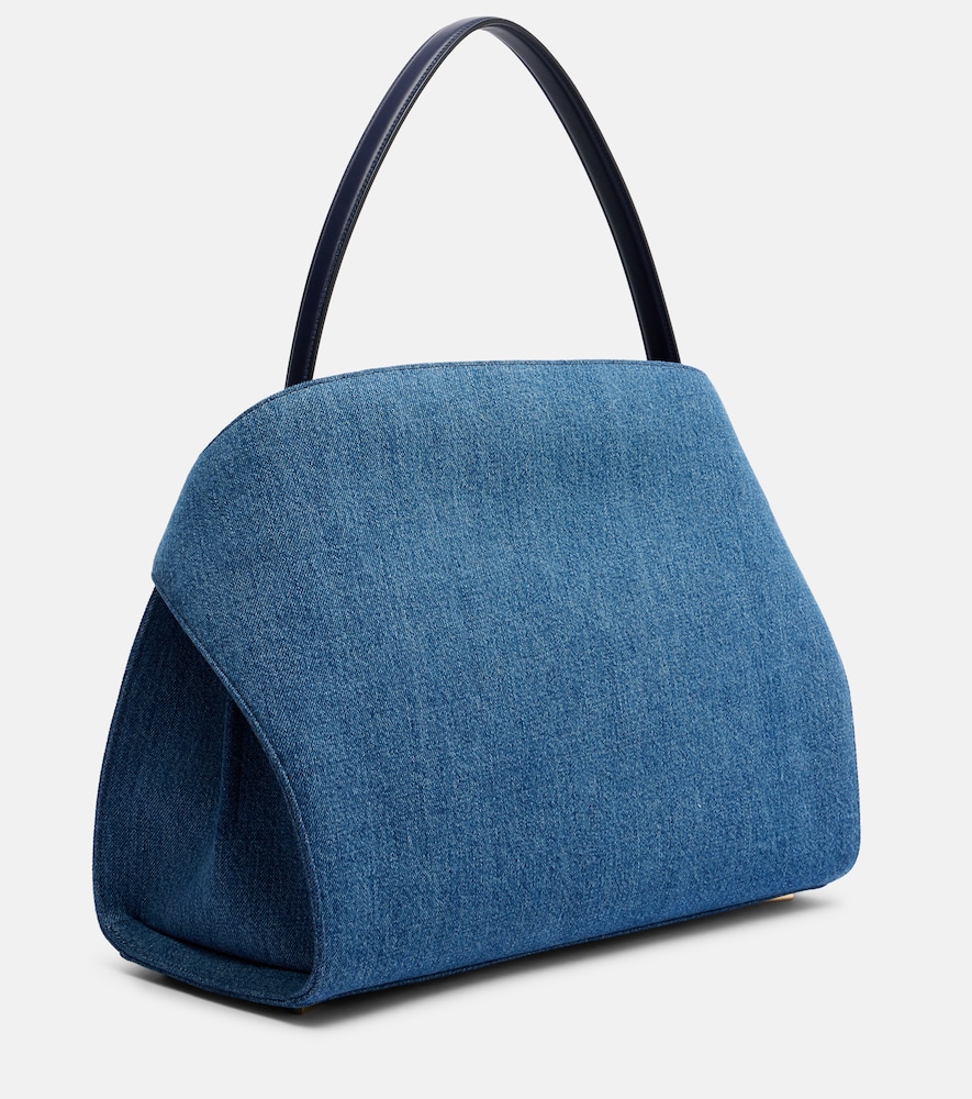  Ferragamo Ferragamo Hug Large Denim Tote Bag 