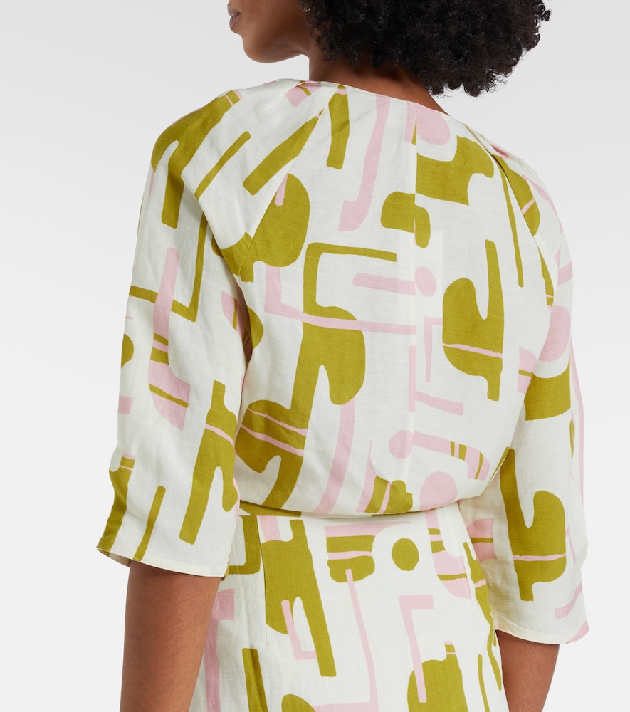  Adriana Degreas Adriana Degreas Balearic Printed Crop Top 