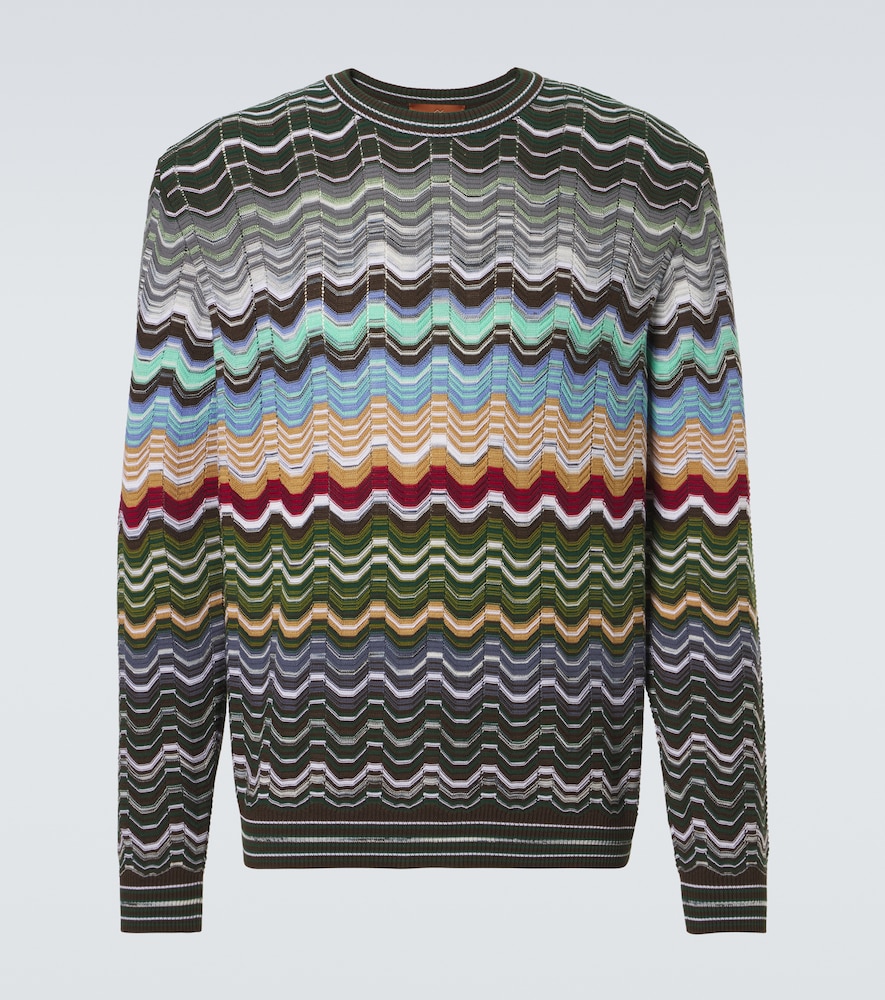 Missoni Zigzag Cotton Blend Sweater