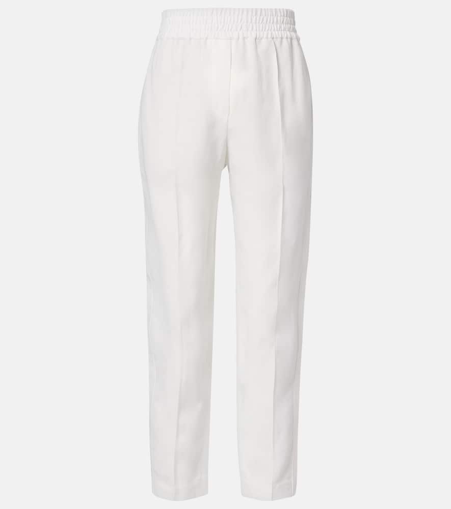Brunello Cucinelli Mid-rise Straight Pants In White