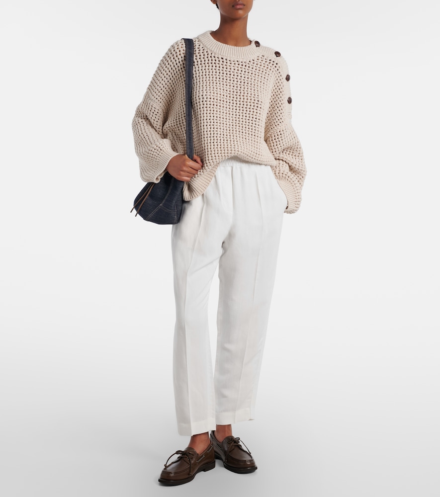  Brunello Cucinelli Brunello Cucinelli Mid-rise Straight Pants 