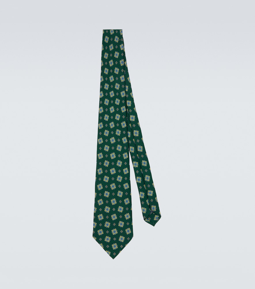 Dunhill Printed silk tie