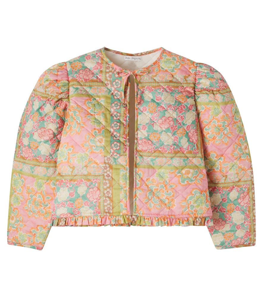 Bebe Organic Multicoloured Claire Floral Cotton Jacket Y Size 5 - Mytheresa