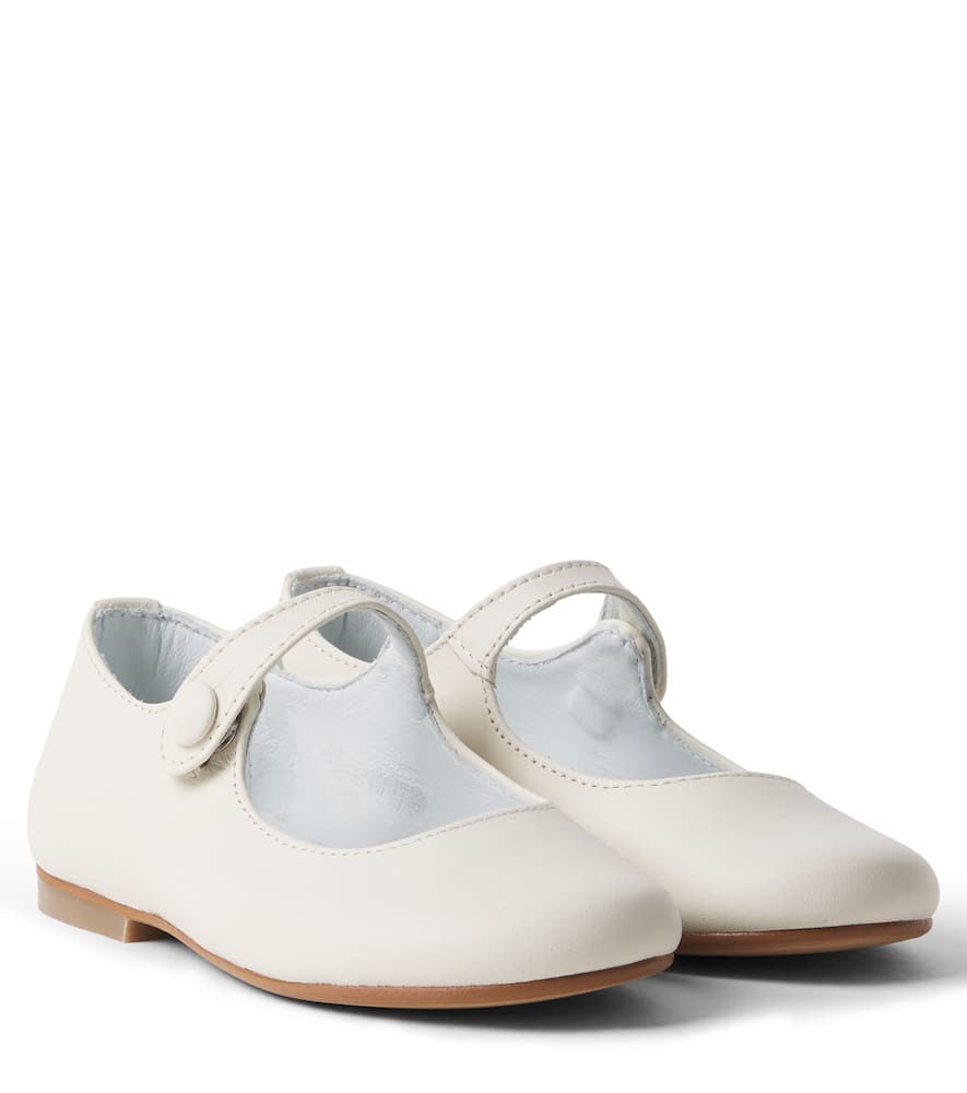 Mary-Jane-Ballerinas aus Leder