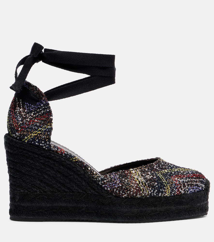  Missoni Missoni Espadrille-sandalen Eva 80 Mit Pailletten 