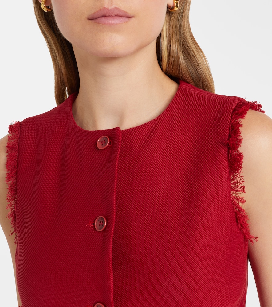  Max Mara Max Mara Weste Sumero Aus Baumwoll-gabardine 