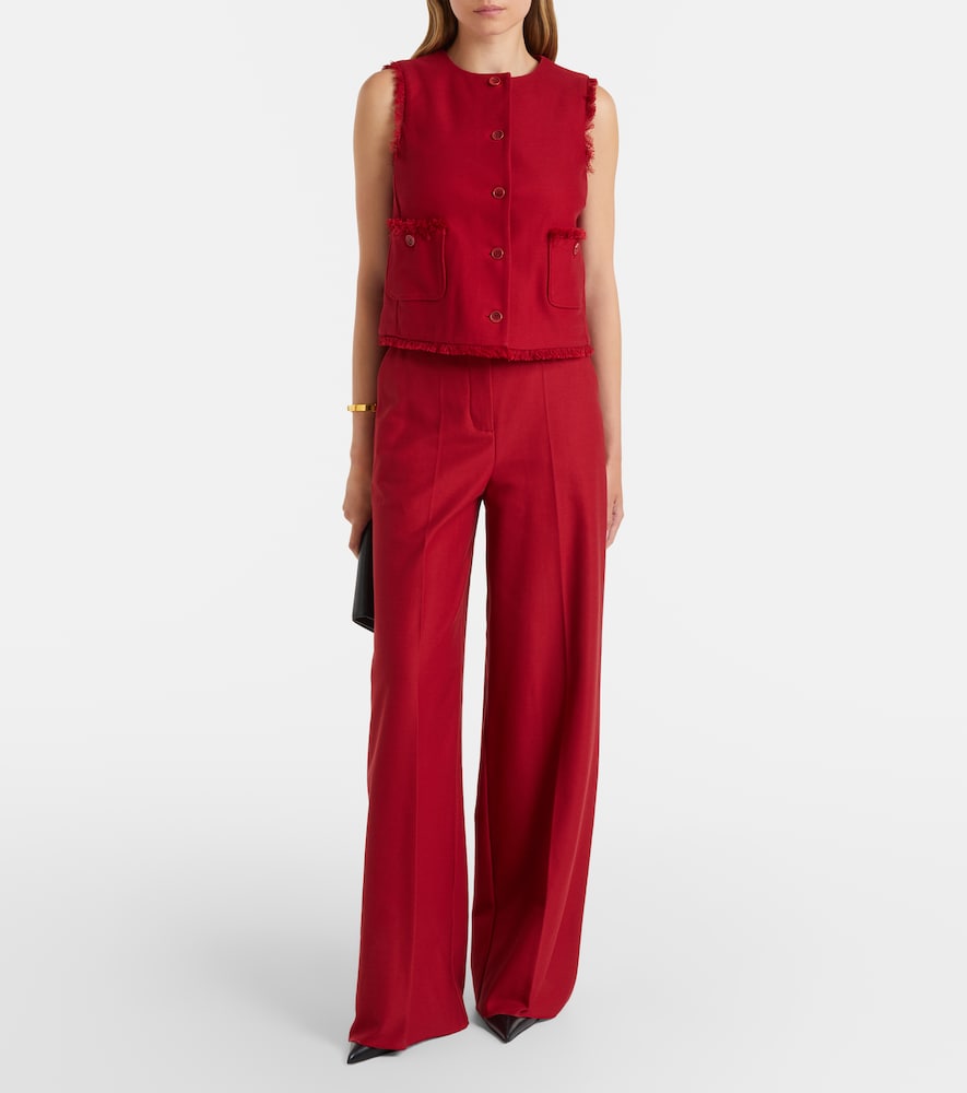  Max Mara Max Mara Weste Sumero Aus Baumwoll-gabardine 