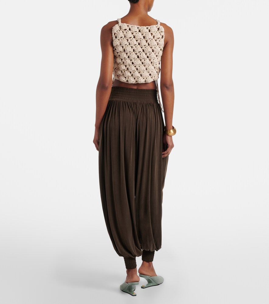  Balmain Balmain Hose Im Ballon-design Aus Jersey 