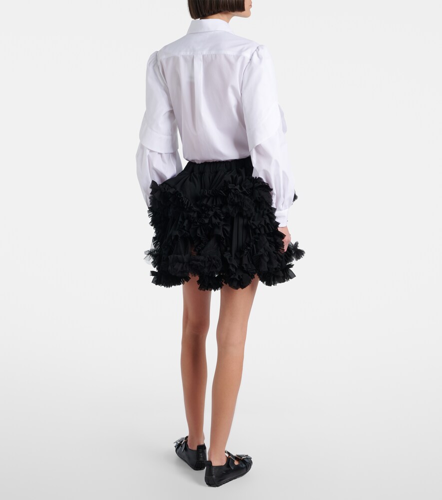  Noir Kei Ninomiya Noir Kei Ninomiya Tulle Miniskirt 
