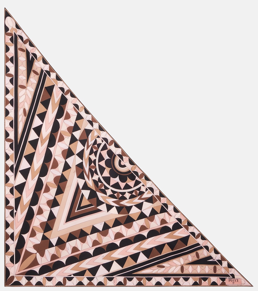Pucci Manuba silk twill scarf
