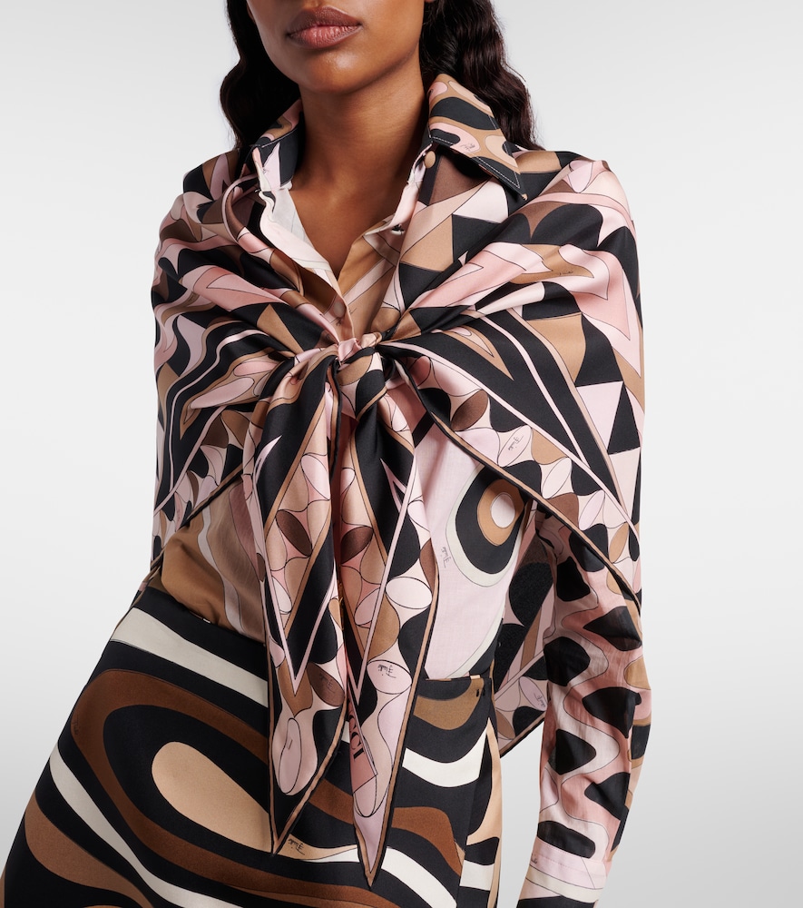 Pucci Manuba silk twill scarf