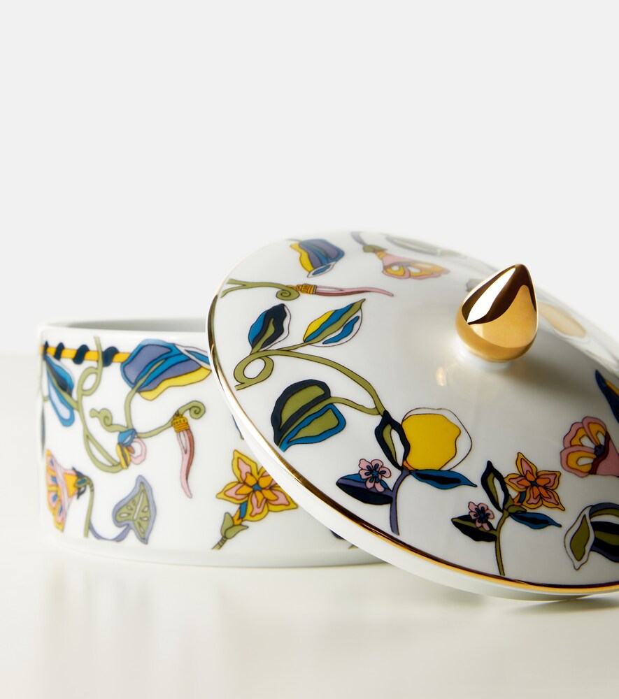  La Doublej La Doublej Borboni White Porcelain Container 