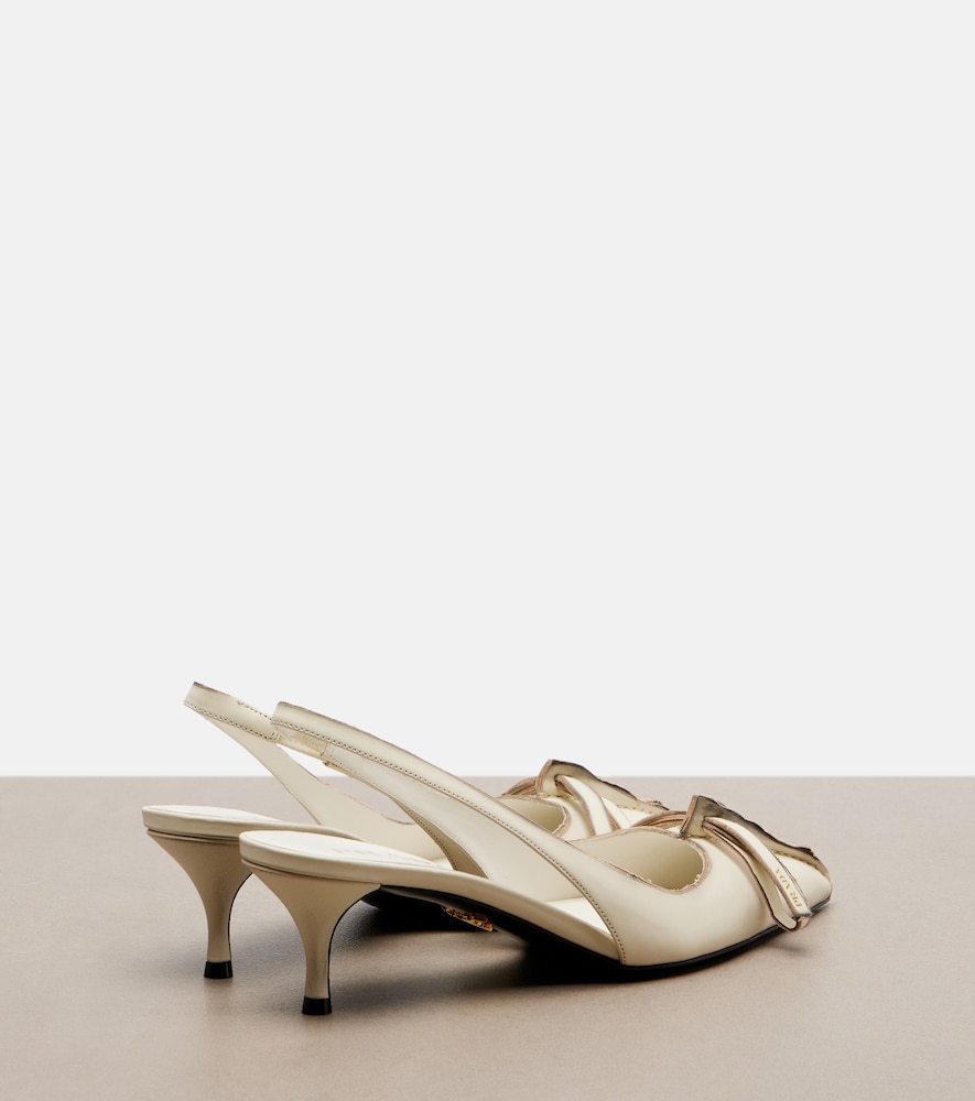  Prada Prada Slingback-pumps Aus Leder 