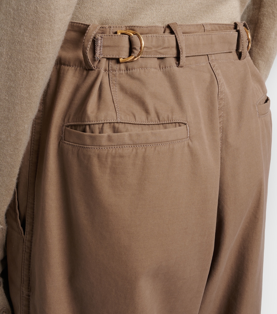  The Row The Row Fadry Cotton-blend Gabardine Wide-leg Pants 