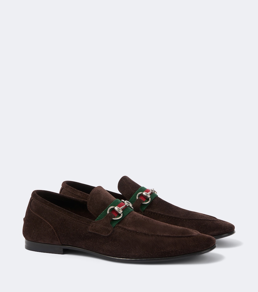 Gucci Mocassins Gucci Como en daim Horsebit