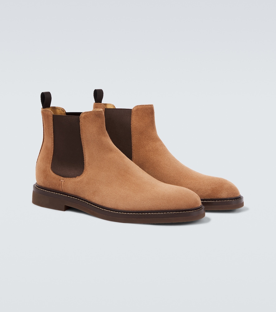 Chelsea Boots aus Veloursleder