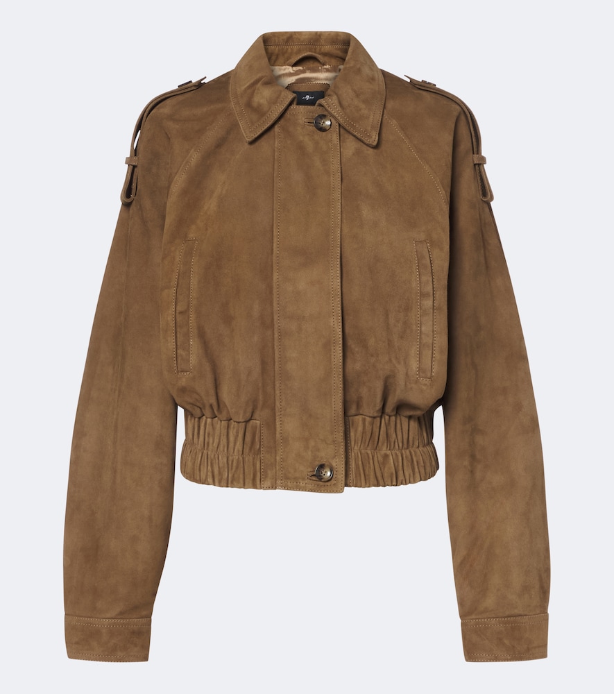 Giacca blouson in suede