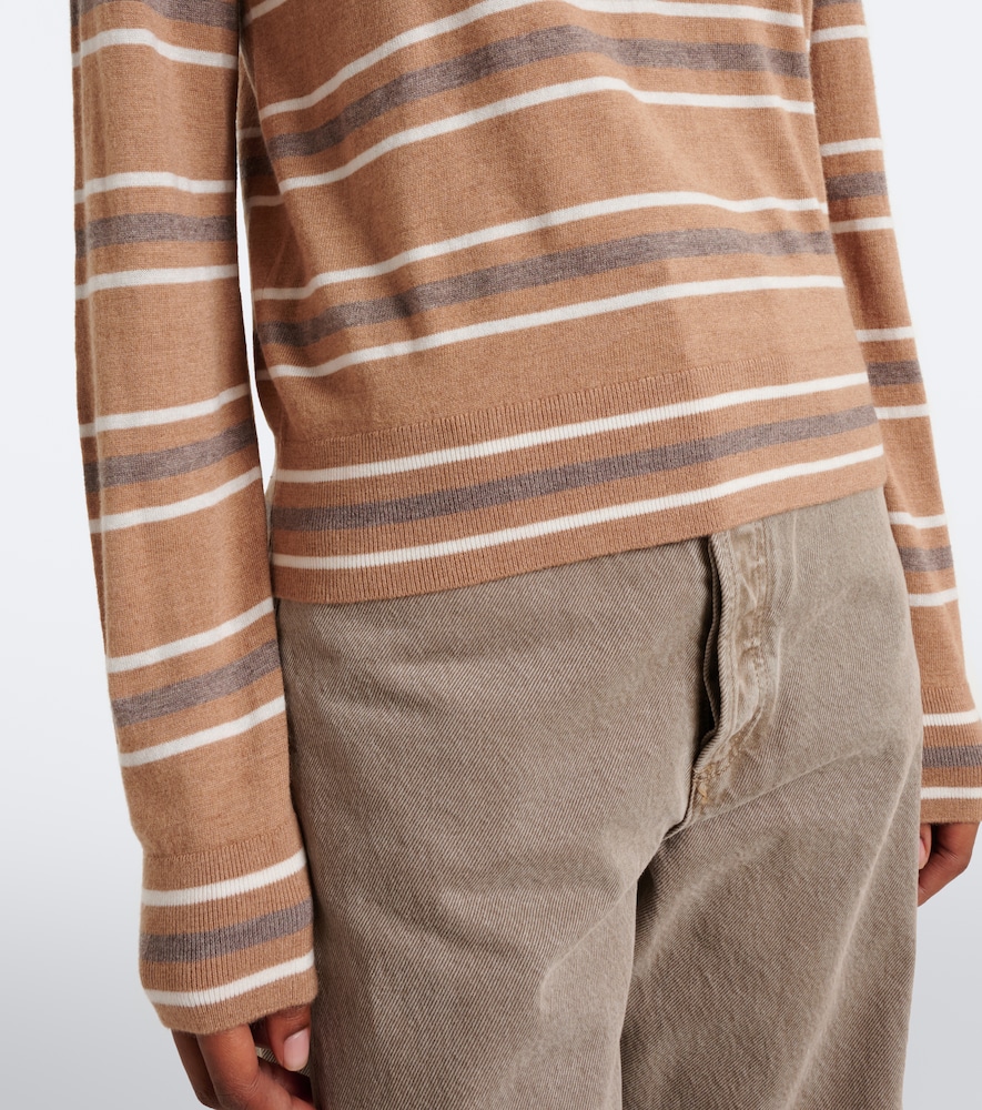 Mayra Striped Polo Sweater