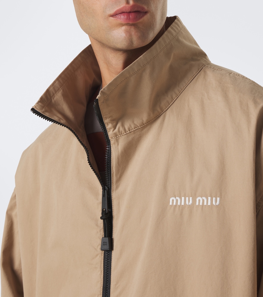 Cotton Gabardine Blouson Jacket