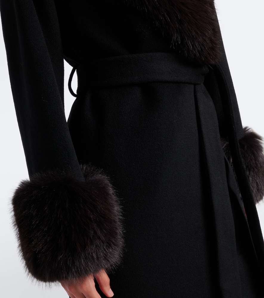 Kinsley Wool-Blend Wrap Coat