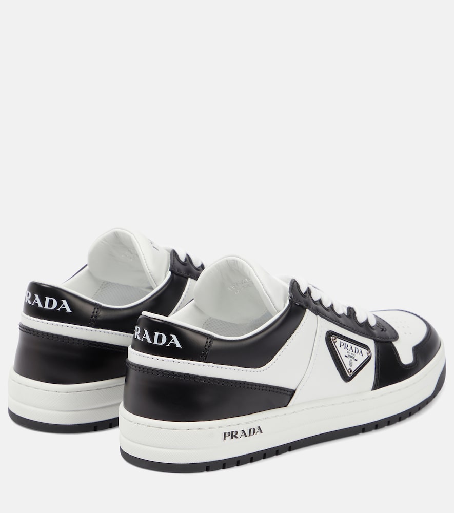  Prada Prada Logo Leather Sneakers 