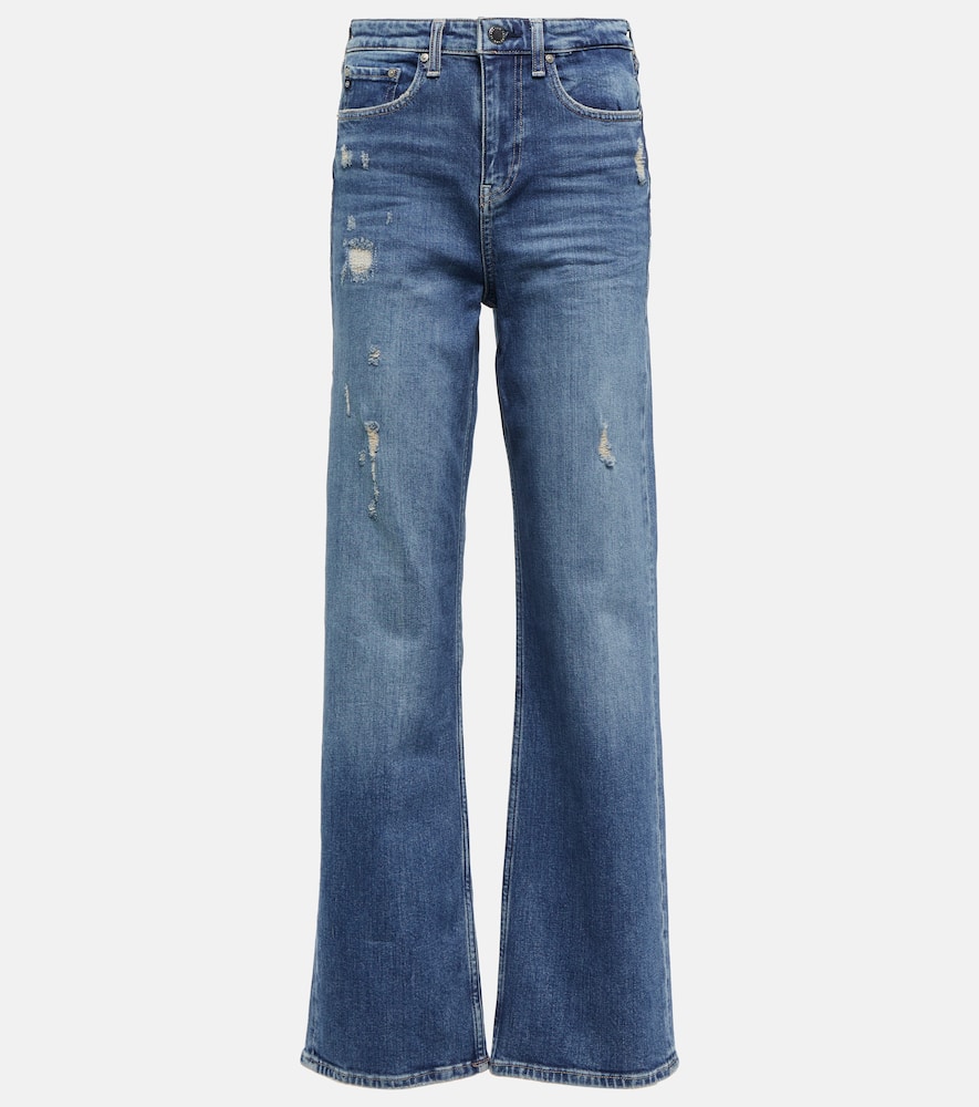 High-rise boyfriend jeans