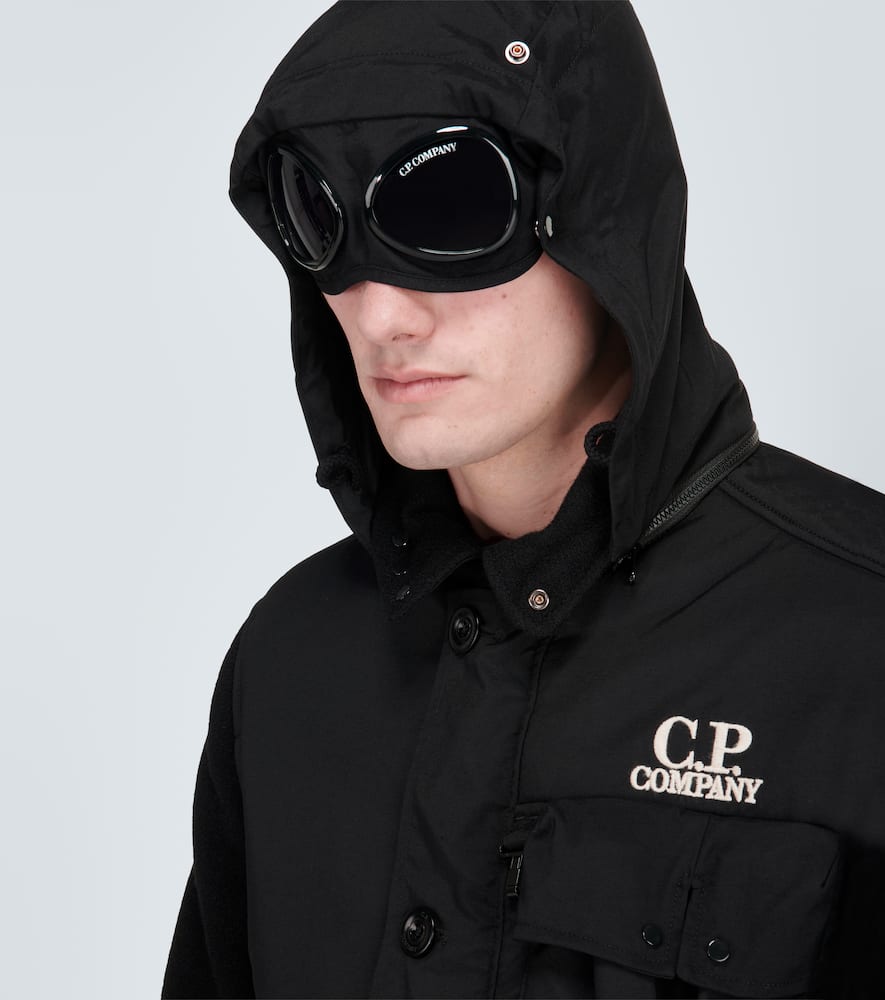 Shop C.p. Company C. P. Company Wool Jacket In Black