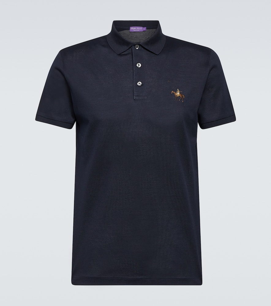 Cotton piqué polo shirt