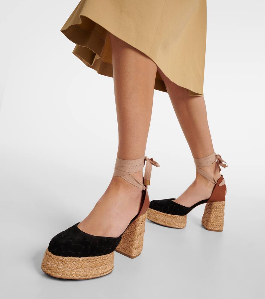 Christian Louboutin Espadrillas Brigissima 70 In Black