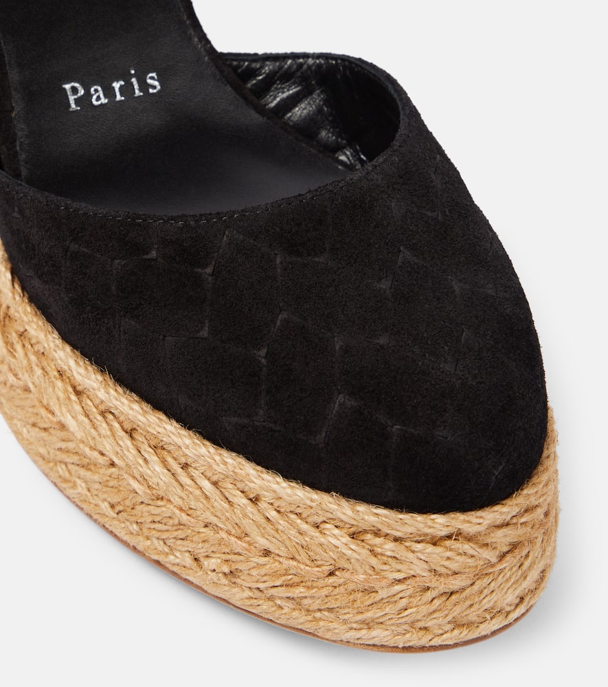 Christian Louboutin Espadrillas Brigissima 70 In Black