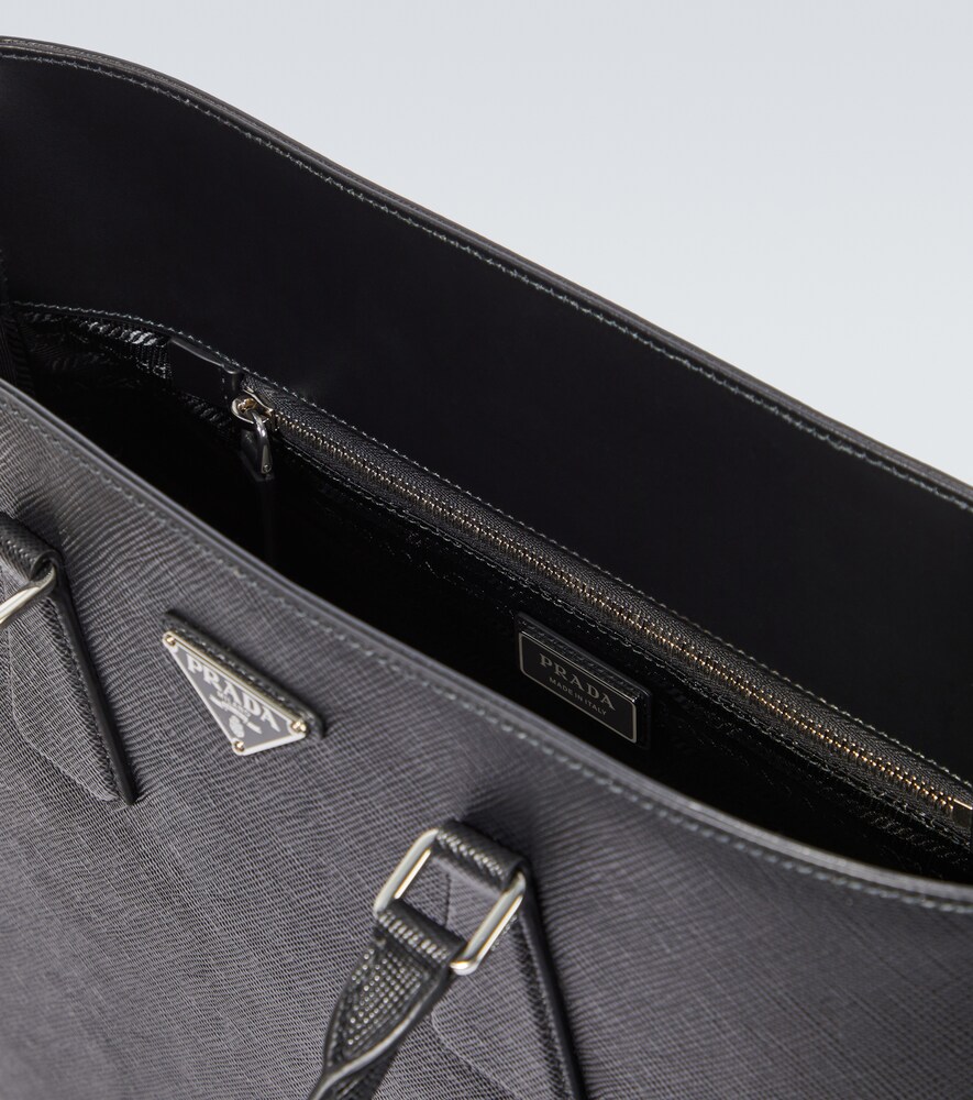  Prada Prada Logo Saffiano Leather Tote Bag 