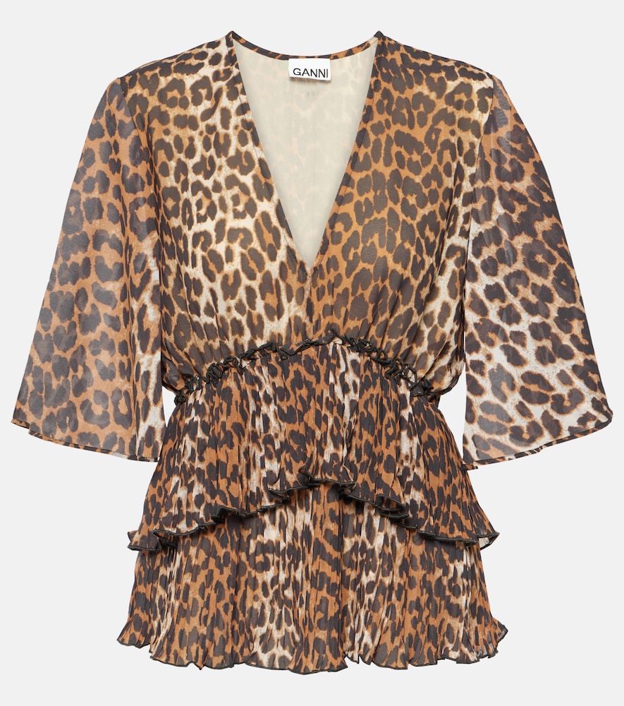 Ganni Chemise Shooting Stars en coton 82 €