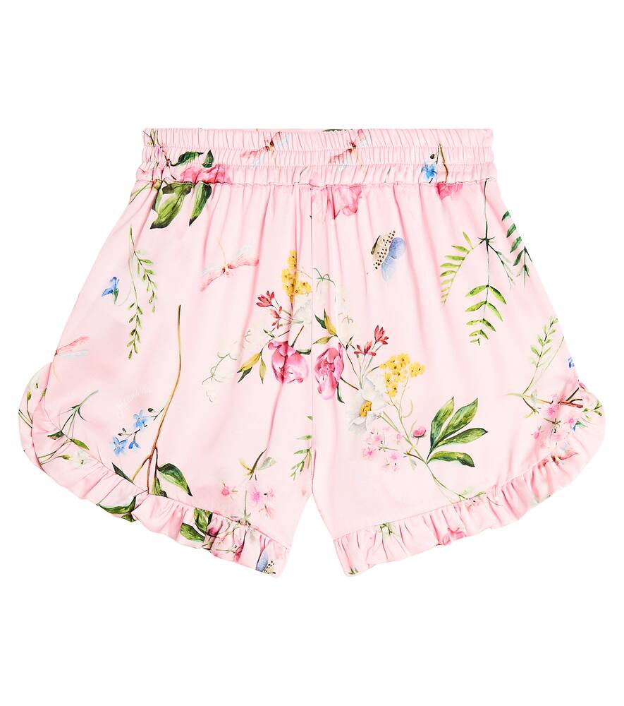 Monnalisa Printed Bermuda Shorts In Multicoloured