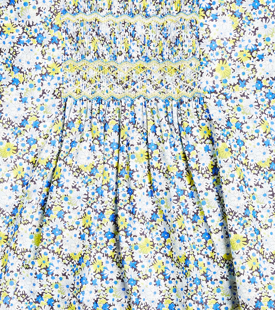 Bonpoint Blouse Smockee Pays In Blue