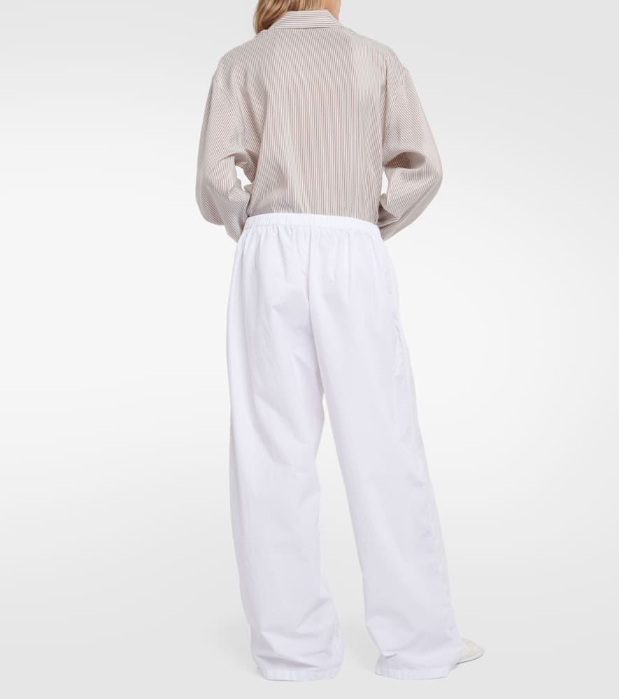 The Row Weite Hose Hubert Aus Baumwolle In Weiss