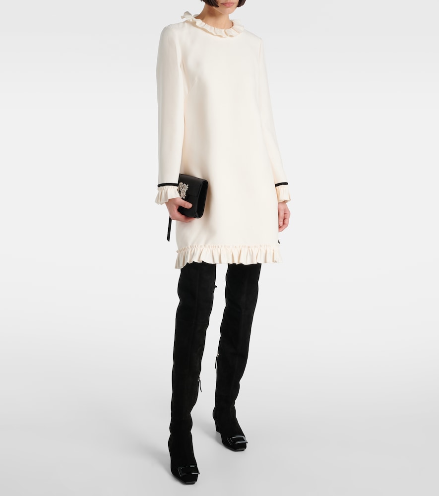 Belle Vivier 45 Suede Over-The-Knee Boots