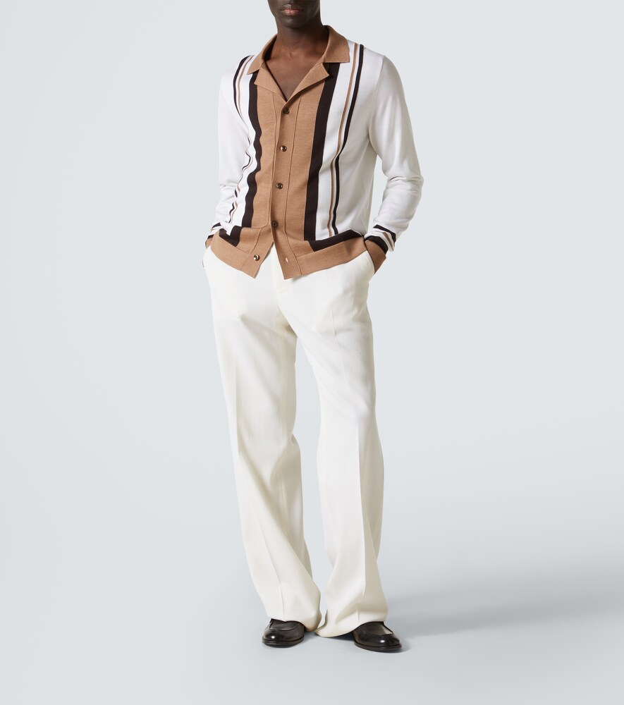  Dolce&gabbana Dolce&gabbana Cardigan Aus Wolle Und Seide 