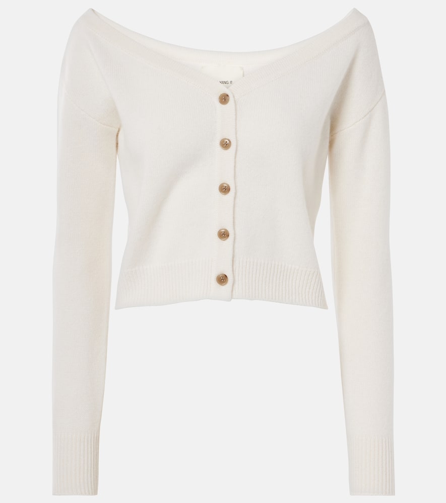 Lisa Yang Zaya Cashmere Cardigan In Yellow