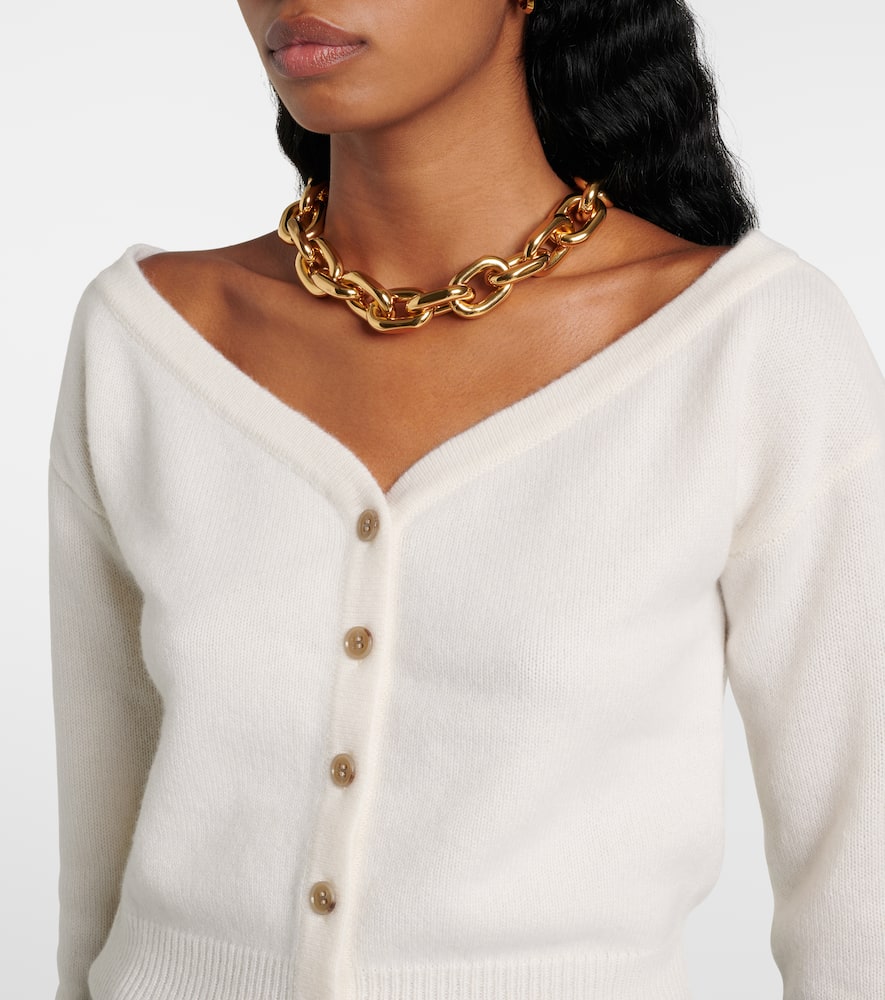 Lisa Yang Zaya Cashmere Cardigan In Yellow